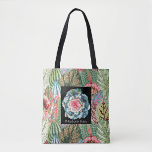 Een mooie Philip Jacobs Fabric Coleus Canvas tas