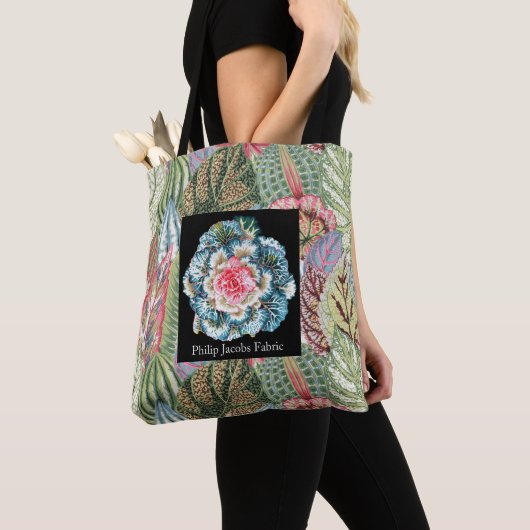 Een mooie Philip Jacobs Fabric Coleus Canvas tas (Dichtbij)