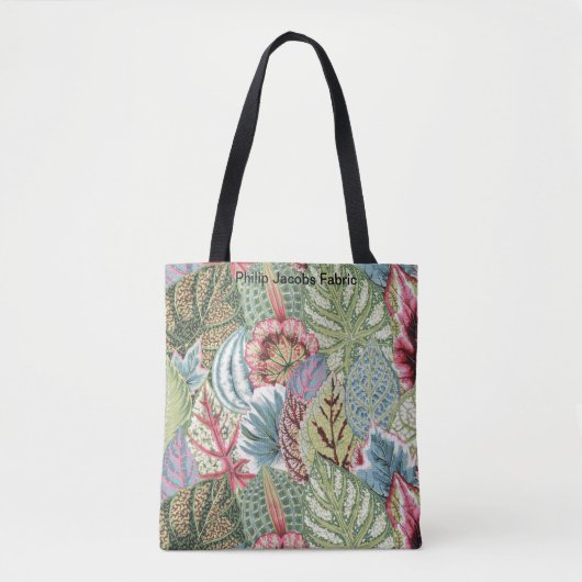 Een mooie Philip Jacobs Fabric Coleus Canvas tas (Voorkant)
