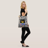 Een mooie Philip Jacobs Fabric Snow Leopard Bag Tote Bag (Op model)