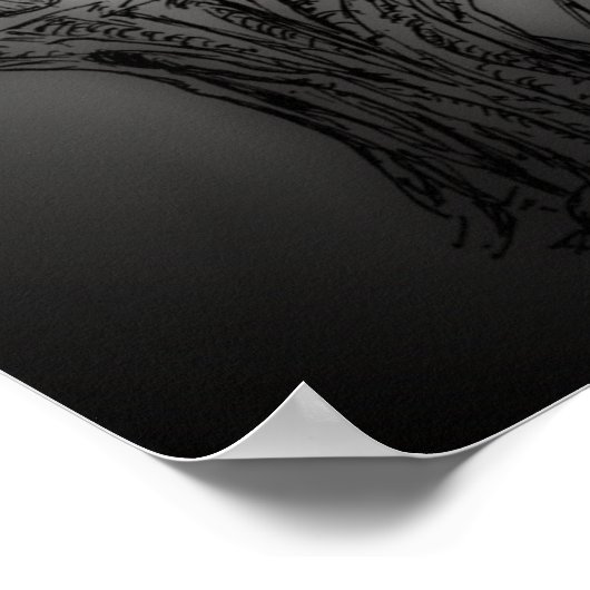 Een mooie pijp op een draaikolk poster (Hoek)