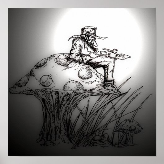 Een mooie pijp op een draaikolk poster (Voorkant)