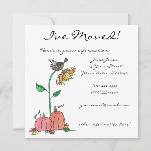 Een mooie plek om te nesten aankondiging (Voorkant)