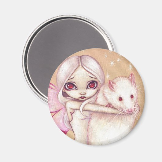 "Een mooie rat" magneet (Voorkant / Achterkant)