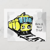 Een mooie reis maken briefkaart (Voorkant / Achterkant)