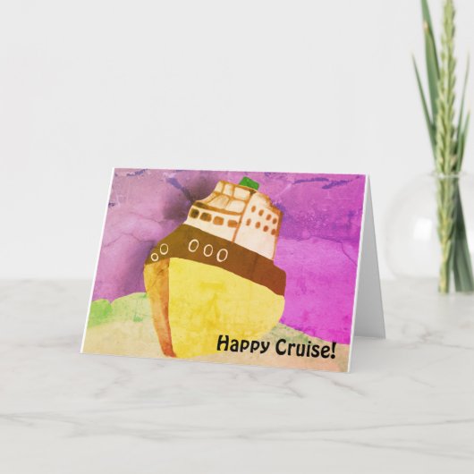 Een mooie reis maken kaart (Voorkant)