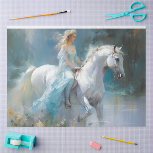 Een mooie Ride Tissuepapier (Craft)