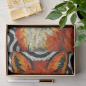 Een mooie rode vos decoupage tissuepapier (Geschenk)
