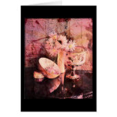 Een mooie roze bloemencollage (Voorkant)