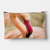 Een mooie roze flamingo etui (Achterkant)