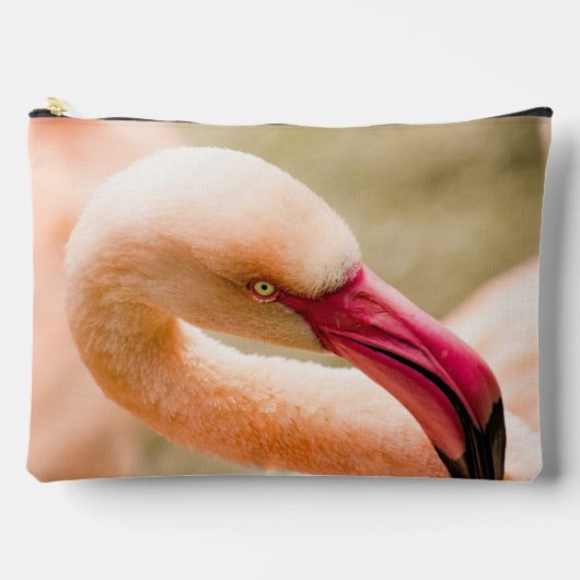 Een mooie roze flamingo etui (Voorkant)
