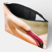 Een mooie roze flamingo etui (Open)
