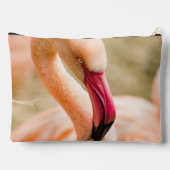 Een mooie roze flamingo etui (Achterkant)