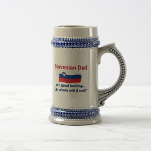 Een mooie Sloveense vader Bierpul