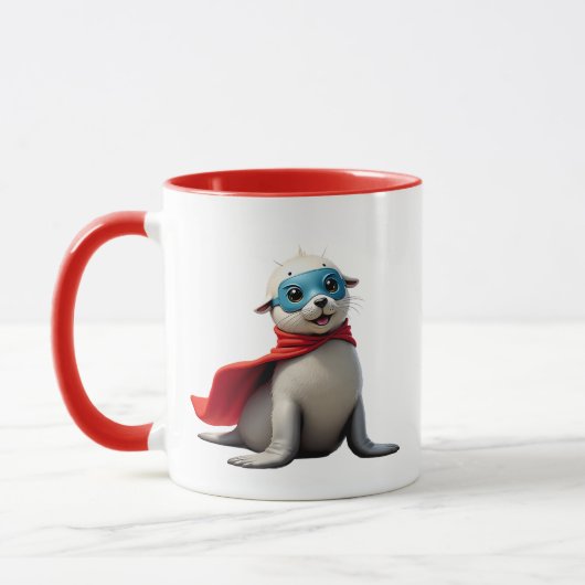 Een mooie superheld. mok (Links)