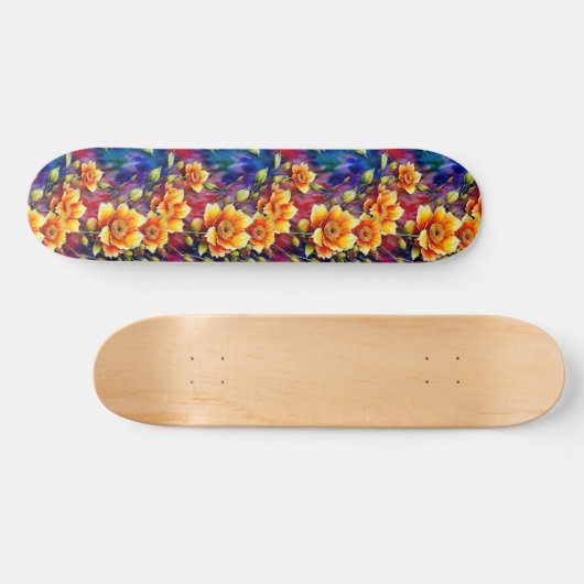 Een mooie symfonie van Natuur Herhalingspatroon Persoonlijk Skateboard (Horizontaal)