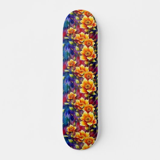 Een mooie symfonie van Natuur Herhalingspatroon Persoonlijk Skateboard (Voorkant)