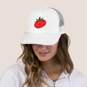 Een mooie tomaat trucker pet (In situ)