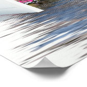 Een mooie tuin poster (Hoek)