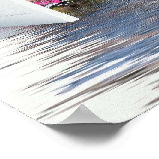 Een mooie tuin poster (Hoek)