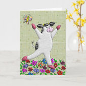 Een mooie verjaardag kaart (Gele Bloem)