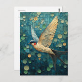 Een mooie vogel briefkaart (Voorkant / Achterkant)