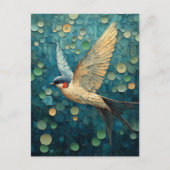 Een mooie vogel briefkaart (Voorkant)