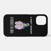 Een mooie vriendschap verfrist de sol Paarse Hippo Case-Mate iPhone Case (Achterkant (horizontaal))