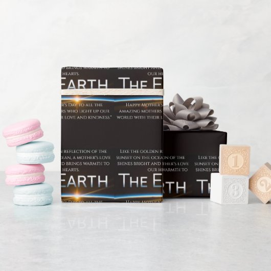 Een mooie, vrolijke Moederdag met liefde Cadeaupapier (Baby Shower)