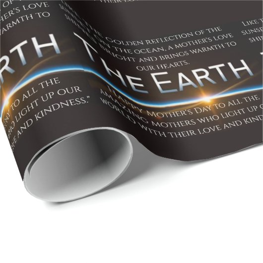 Een mooie, vrolijke Moederdag met liefde Cadeaupapier (Rol Hoek)