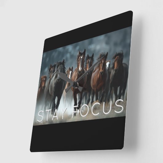 Een mooie wandklok (Hoek)