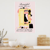 Een mooie Wardrobe! Poster (Keuken)