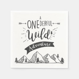 Een mooie wilde avontuur papier servetten jongen
