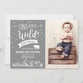 Een mooie wilde avontuur verjaardag uitnodiging jo (Voorkant)