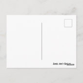 Een mooie witte duif brengt rust op briefkaart (Achterkant)