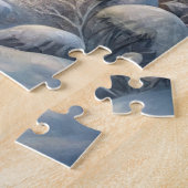 Een mooie witte wolf legpuzzel (Zijkant)