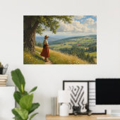 Een mooie zomerdag poster (Thuiskantoor)