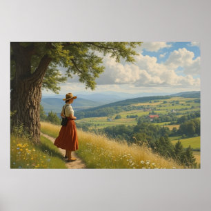 Een mooie zomerdag poster