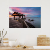 Een mooie zon poster (Keuken)