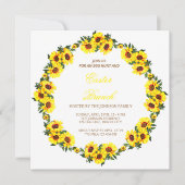 Een mooie zonnebloem, Ester-tak Kaart (Voorkant)