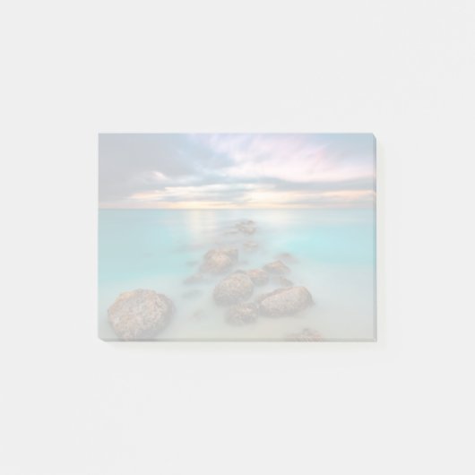 Een mooie zonsondergang over Grace Bay | Turks- en Post-it® Notes (Voorkant)