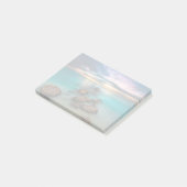 Een mooie zonsondergang over Grace Bay | Turks- en Post-it® Notes (Schuin)