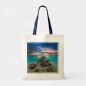 Een mooie zonsondergang over Grace Bay | Turks- en Tote Bag (Voorkant)