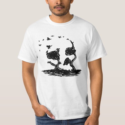 Een moord op kraaien t-shirt (Voorkant)
