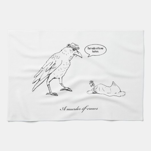 Een moord op kraaien theedoek (Horizontaal)