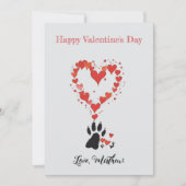 Een mops hondje feestdagenkaart (Voorkant)