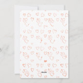 Een mops hondje feestdagenkaart (Achterkant)