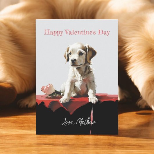 Een mops hondje feestdagenkaart