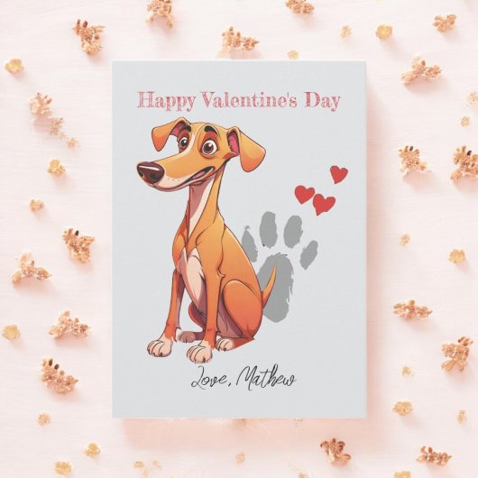 Een mops hondje feestdagenkaart