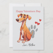 Een mops hondje feestdagenkaart (Voorkant)